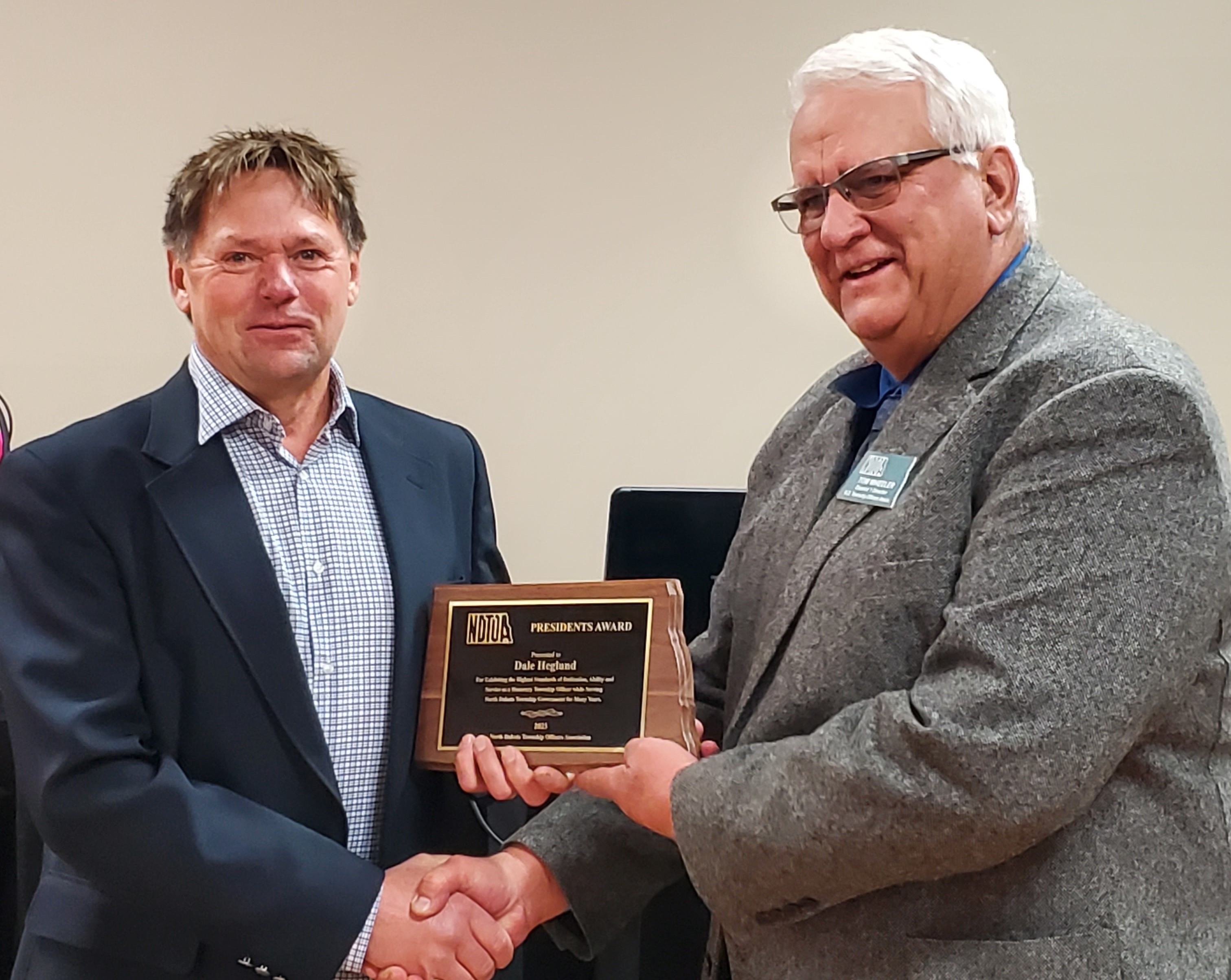 Dale Heglund - Presidents Award